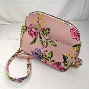 Betsey Johnson Faux Leather Floral Print Purse